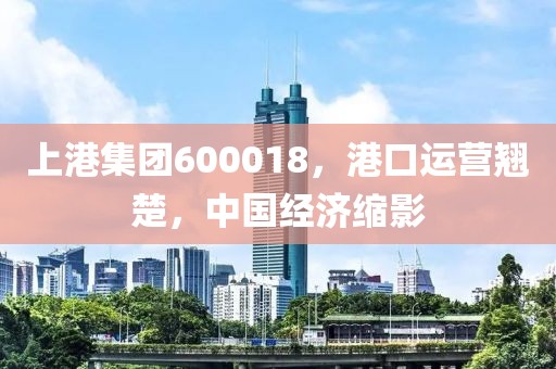 上港集团600018，港口运营翘楚，中国经济缩影