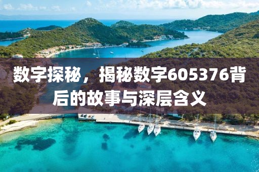 数字探秘，揭秘数字605376背后的故事与深层含义