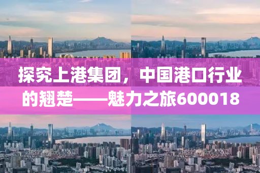 探究上港集团，中国港口行业的翘楚——魅力之旅600018