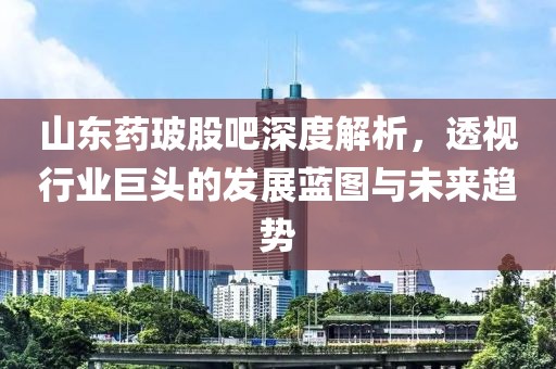 山东药玻股吧深度解析，透视行业巨头的发展蓝图与未来趋势