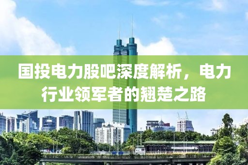 国投电力股吧深度解析，电力行业领军者的翘楚之路