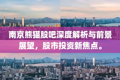 南京熊猫股吧深度解析与前景展望，股市投资新焦点。