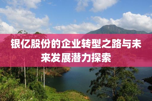 银亿股份的企业转型之路与未来发展潜力探索