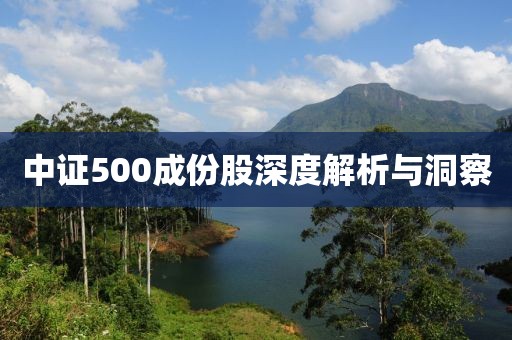 中证500成份股深度解析与洞察